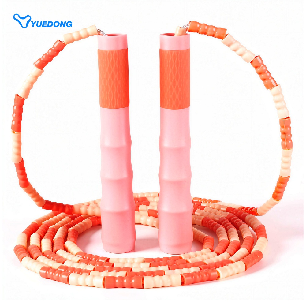 Speed Skipping Rope - Beginners Springtouw met kralen Verstelbaar gesegmenteerd