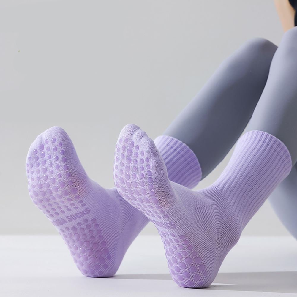 Yoga & Fitness With Denise - Hoge kwaliteit dames yogasokken, kleurrijke trendy