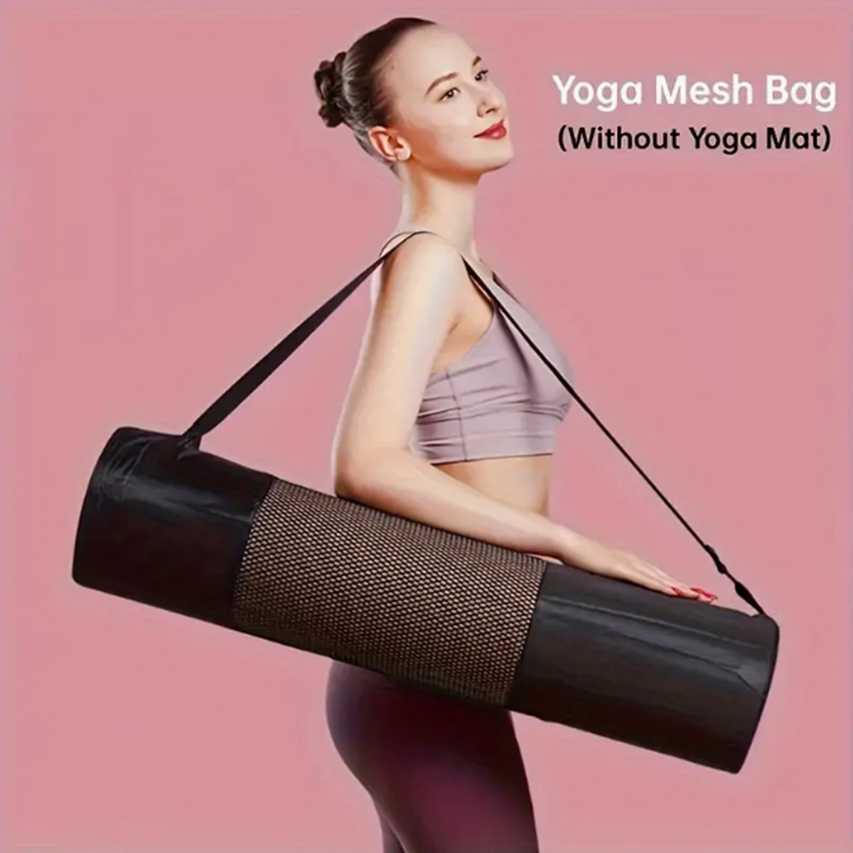 Yoga Fitness & Nutrition Llp - 1 ademende mesh tas voor opbergen