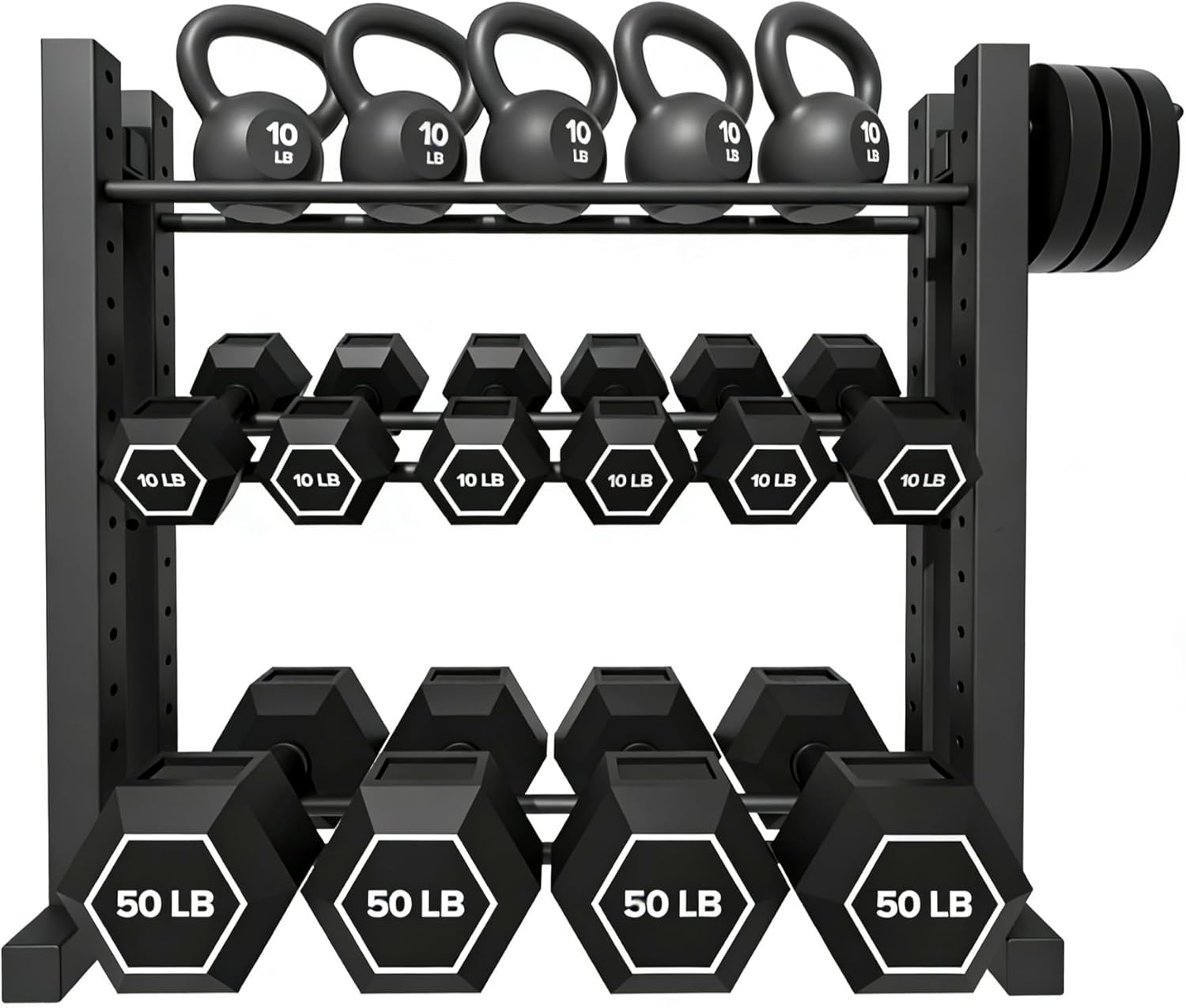 Adjustable Dumbbells - Thuisgym gebruik, staal, zilverkleurig, verstelbare hoogte,