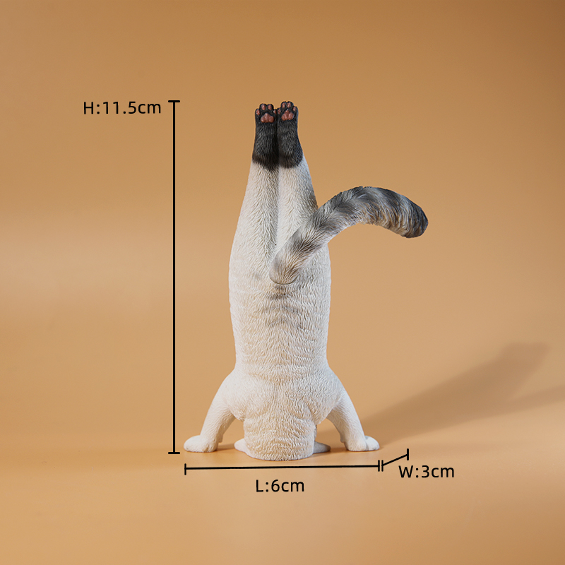 Yoga In Fitness First - 1/6 Schaal Mini Gesimuleerde Fitness Kat
