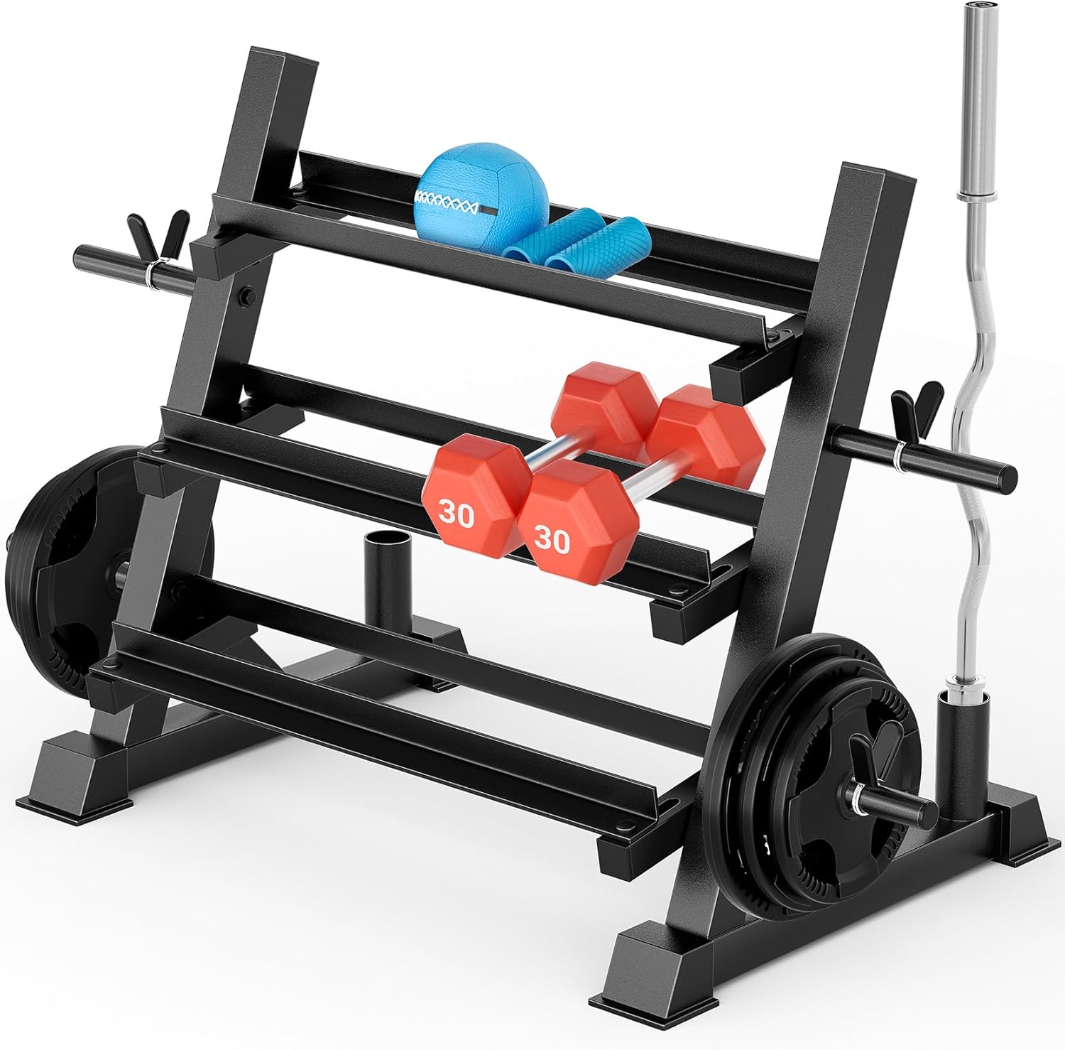 Adjustable Dumbbells - Thuisgymgebruik, stevig materiaal, bruine kleur, capaciteit