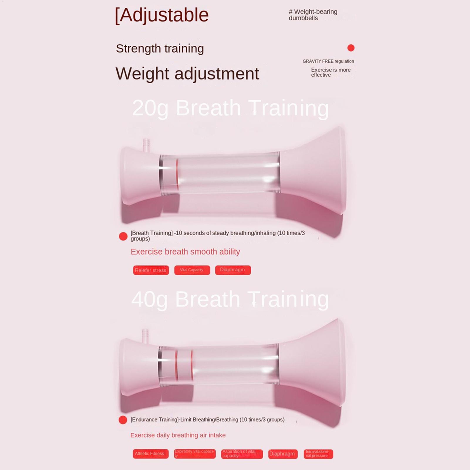 Adjustable Dumbbells - Ademhalingsdumbbell Type-C Oplaadbaar Oefenapparaat met verstelbare