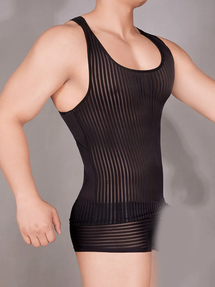Streep pure herenvest sexy hog - Yoga Fitness Club recensie en prijs