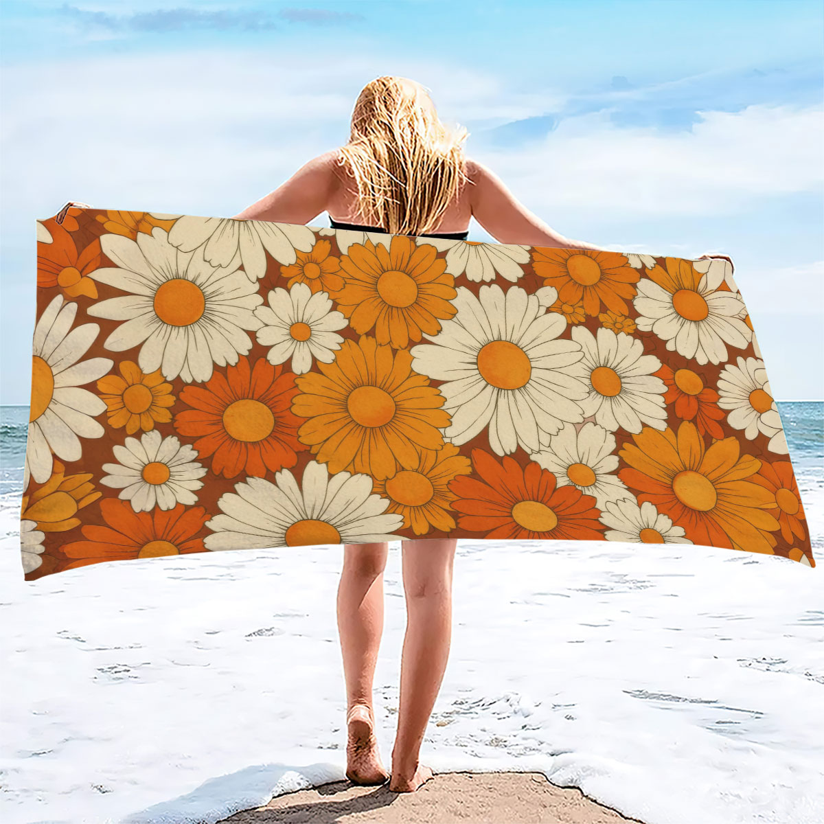 1PC Retro Oranje en Witte Dais - Yoga Fitness Machine recensie en prijs