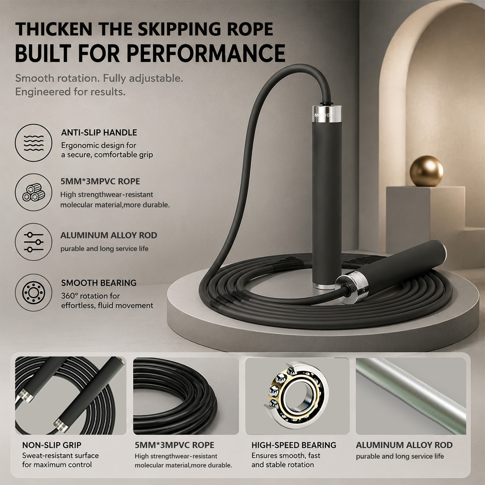 Boksen Springtouw Sportoefenin - Speed Skipping Rope recensie en prijs