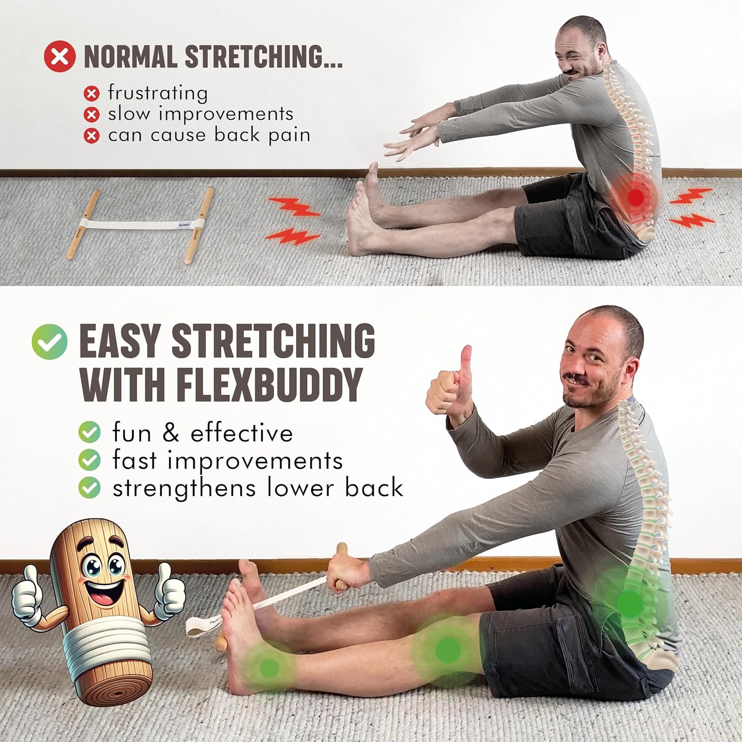 Hamstring-strekker, verstelbar - Yoga Fitness & Nutrition Llp recensie en prijs