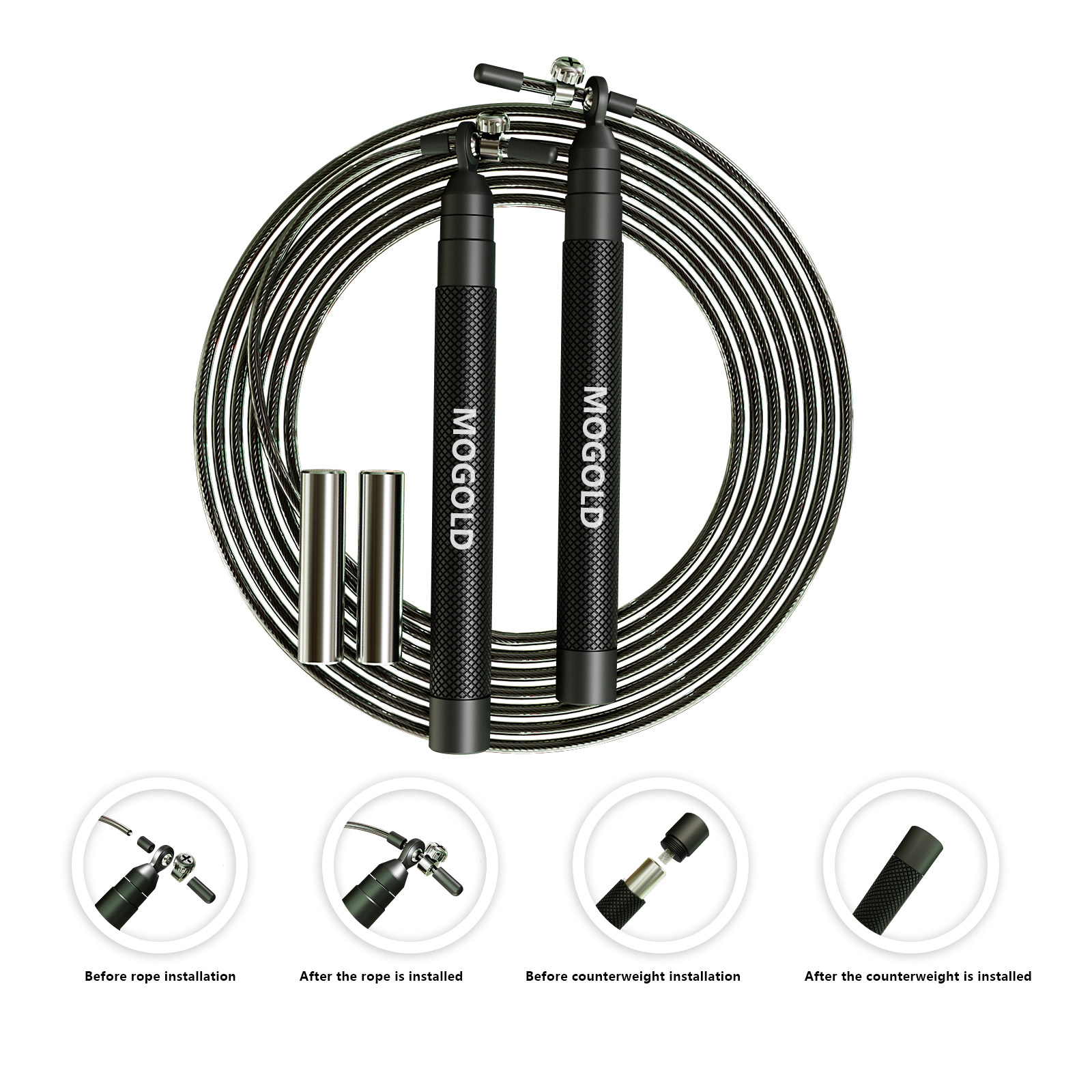 Crossfit Gewogen springtouw gy - Speed Skipping Rope recensie en prijs