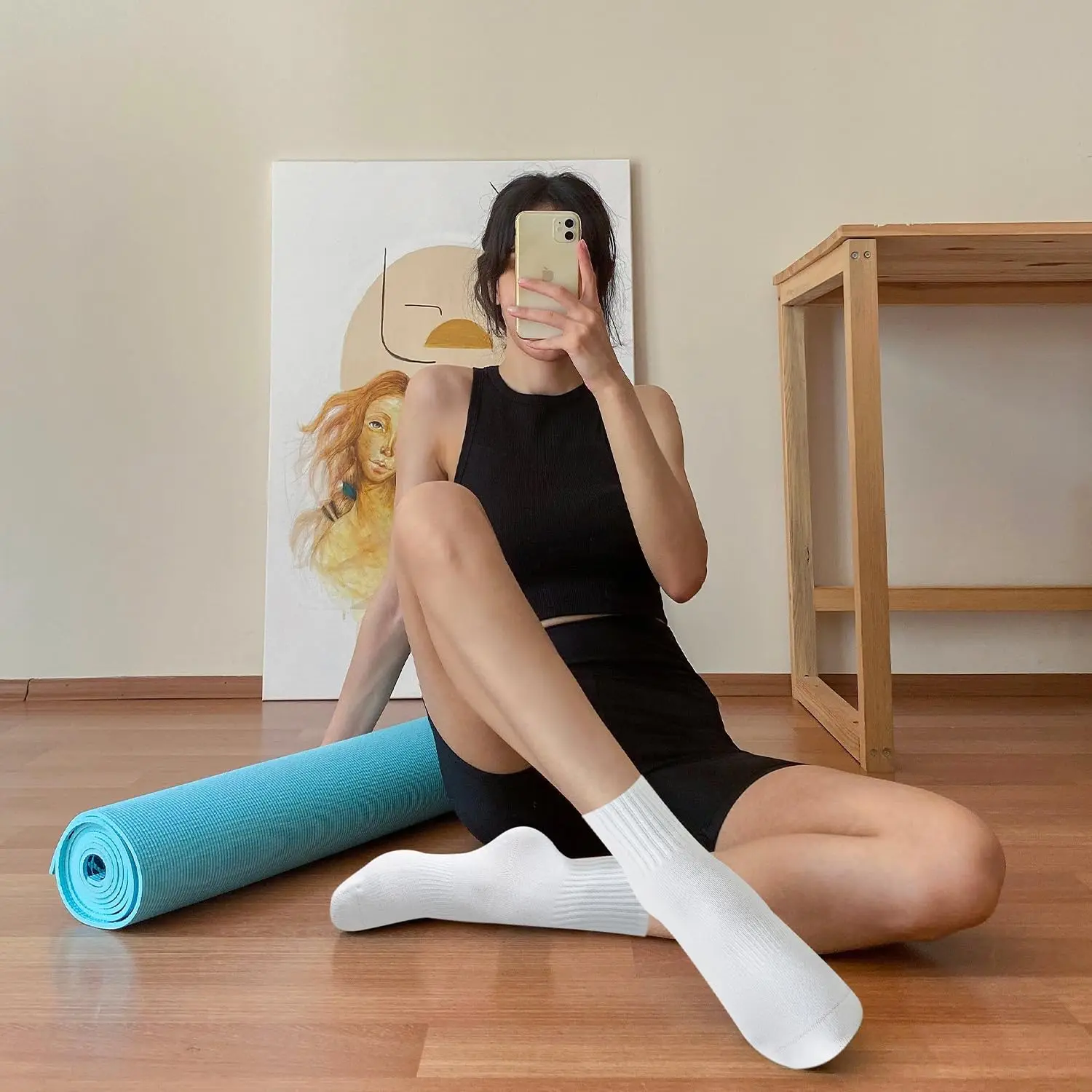 4 paar yogasokken voor dames,  - Yoga & Fitness With Denise recensie en prijs