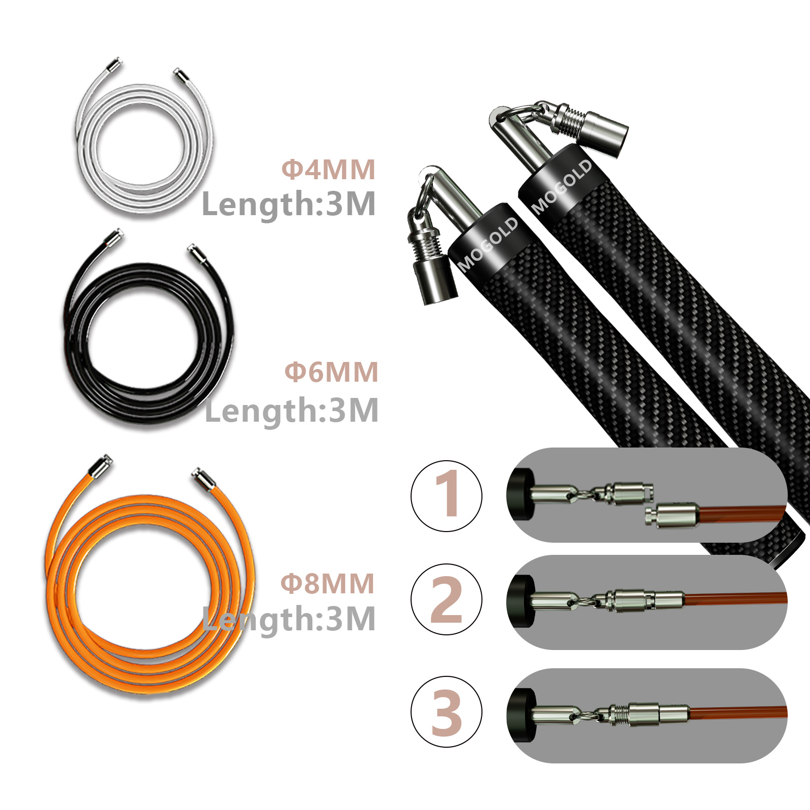 MOGOLD hogesnelheids springtou - Speed Skipping Rope recensie en prijs