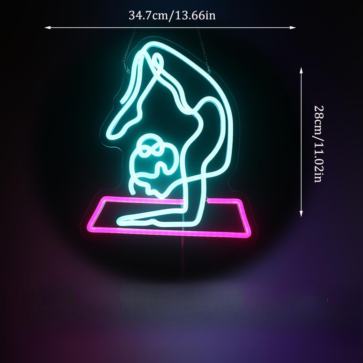 Yoga Neonbord Dimbaar Led Wand - Yoga Fitness Rooms recensie en prijs