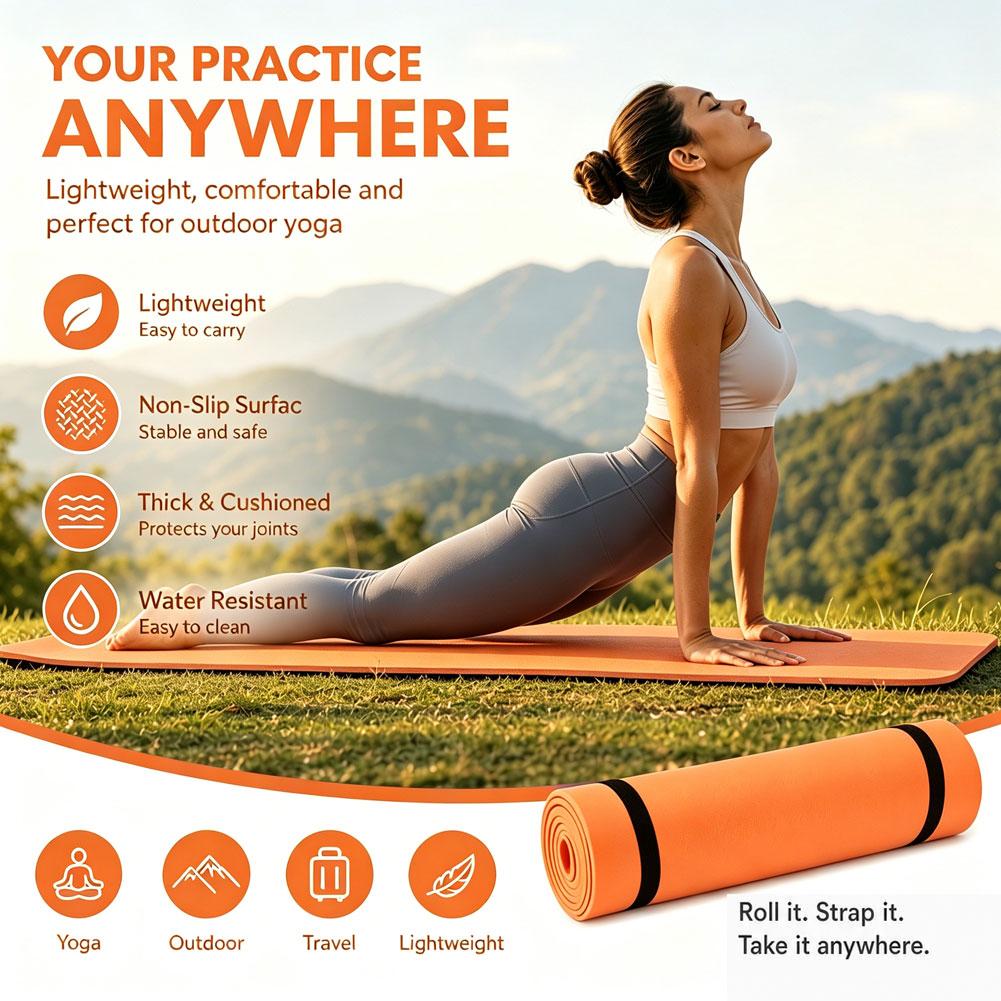 1/2 Stuks Dikke Yoga Mat Anti- - Thick Yoga Mat recensie en prijs